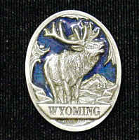 Collector Pin - Wyoming Elk (SSKG) - 757 Sports Collectibles