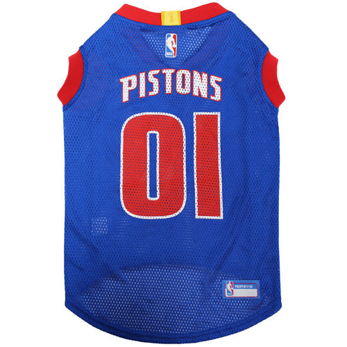 Detroit Pistons Mesh Basketball Jersey by Pets First