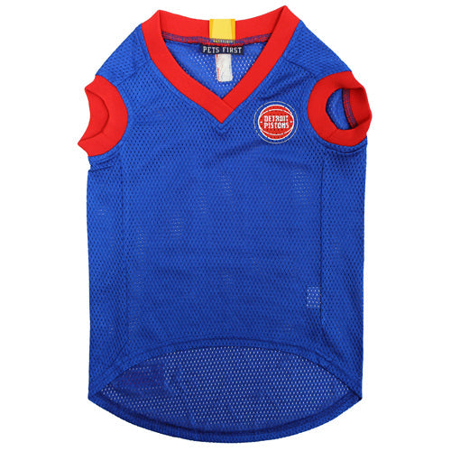 Detroit Pistons Mesh Basketball Jersey by Pets First - 757 Sports Collectibles