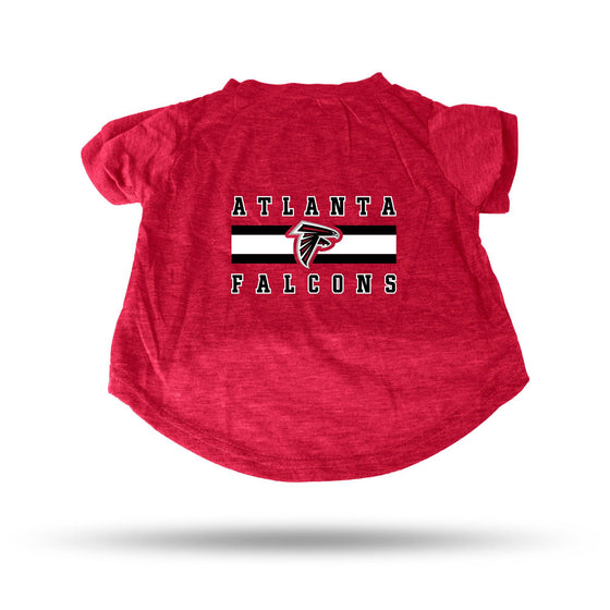 Atlanta FALCONS RED PET T-SHIRT - SMALL (Rico) - 757 Sports Collectibles