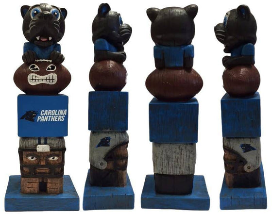 NFL Carolina Panthers Tiki Totem Pole Mascot Figurine Statues - 757 Sports Collectibles