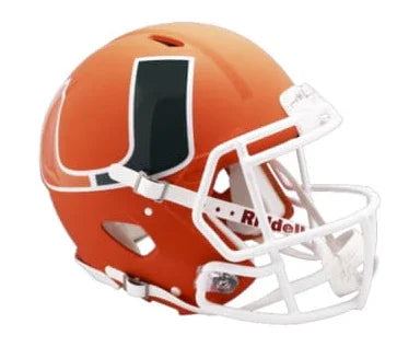 Miami Hurricanes Riddell AMP Alternative Speed Mini Helmet
