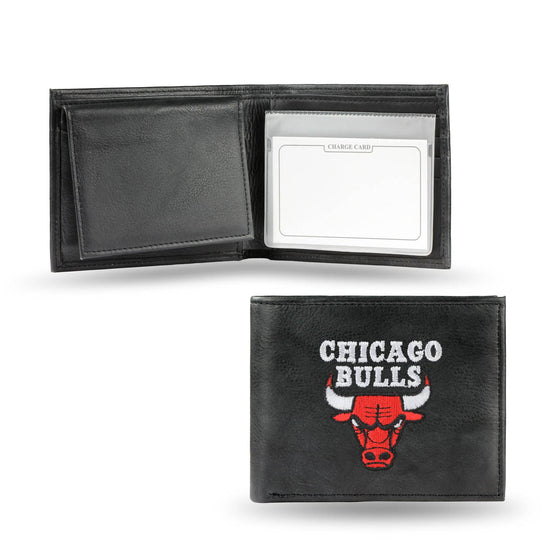 CHICAGO BULLS EMBROIDERED BILLFOLD (Rico) - 757 Sports Collectibles