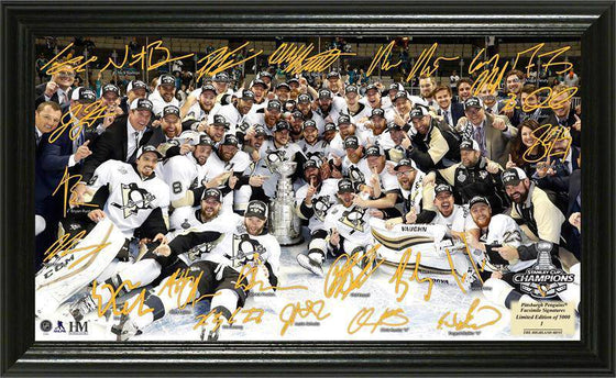 Pittsburgh Penguins 2016 Stanley Cup Champions Signature Rink (HM) - 757 Sports Collectibles