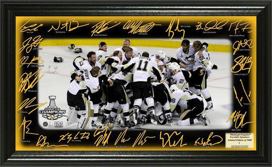 Pittsburgh Penguins 2016 Stanley Cup Champions "Celebration" Signature Rink (HM) - 757 Sports Collectibles