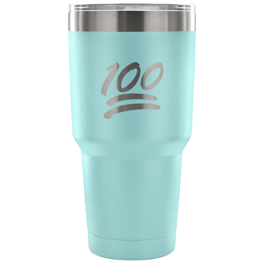 Stainless Steel 30 oz Double Wall Vacuum Tumbler - Powder Coated - 100 - 757 Sports Collectibles