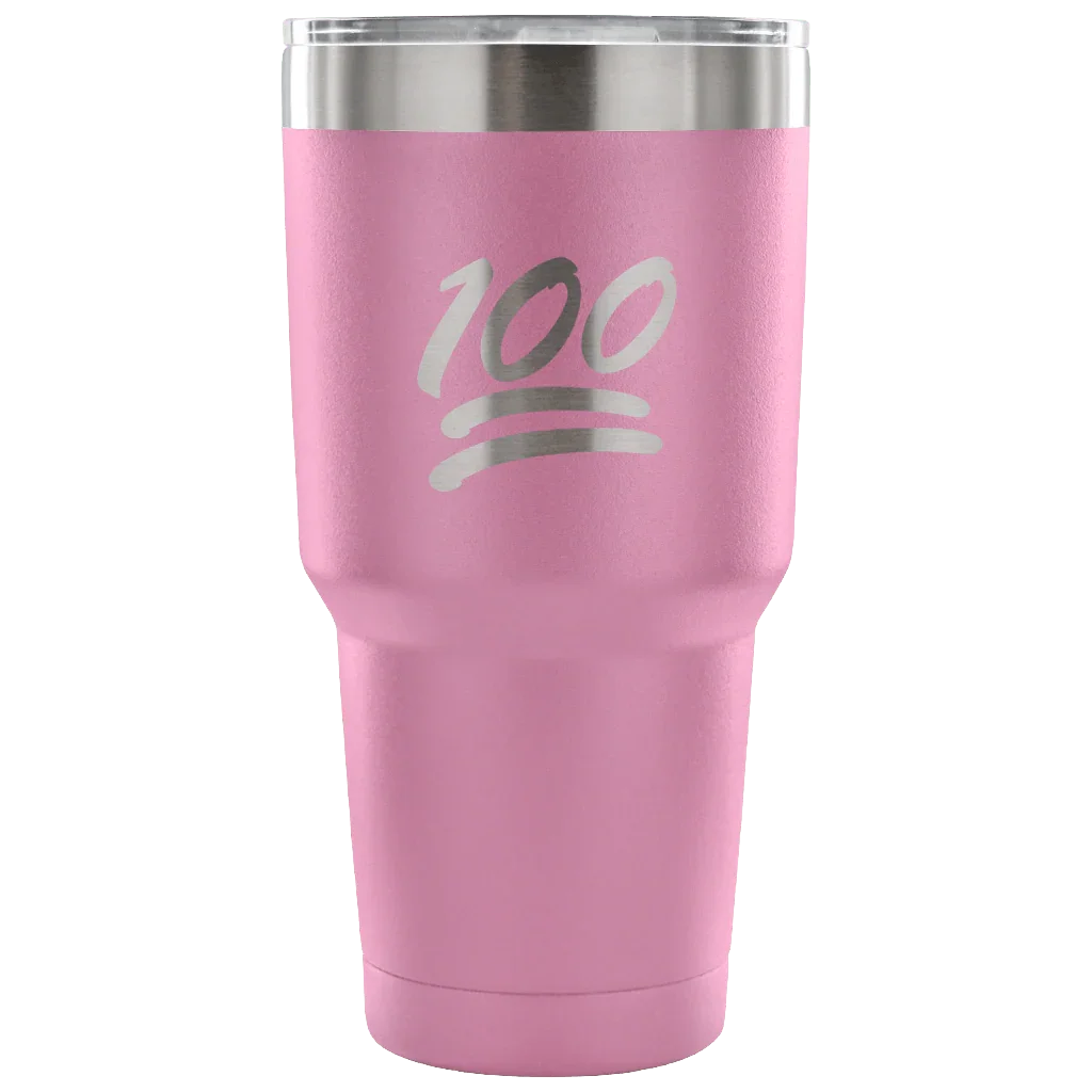 Stainless Steel 30 oz Double Wall Vacuum Tumbler - Powder Coated - 100 - 757 Sports Collectibles