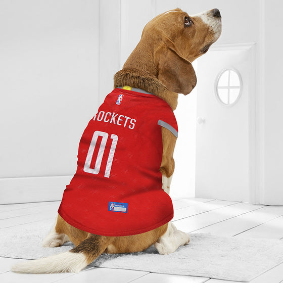 Houston Rockets Dog Jersey Pets First - 757 Sports Collectibles
