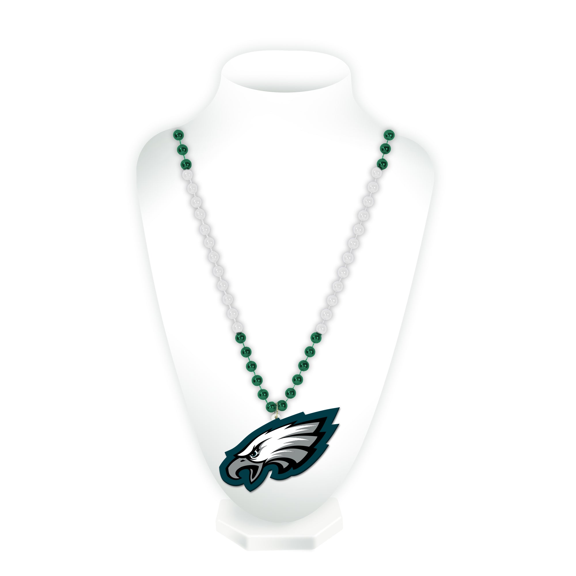 Philadelphia Eagles Sport Beads With Medallion - 757 Sports Collectibles