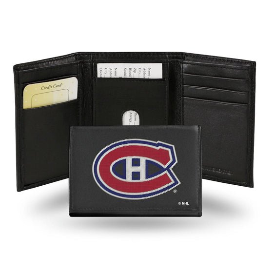 MONTREAL CANADIENS EMBROIDERED TRIFOLD (Rico) - 757 Sports Collectibles