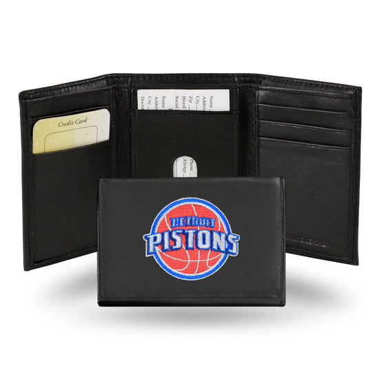 DETROIT PISTONS EMBROIDERED TRIFOLD (Rico) - 757 Sports Collectibles