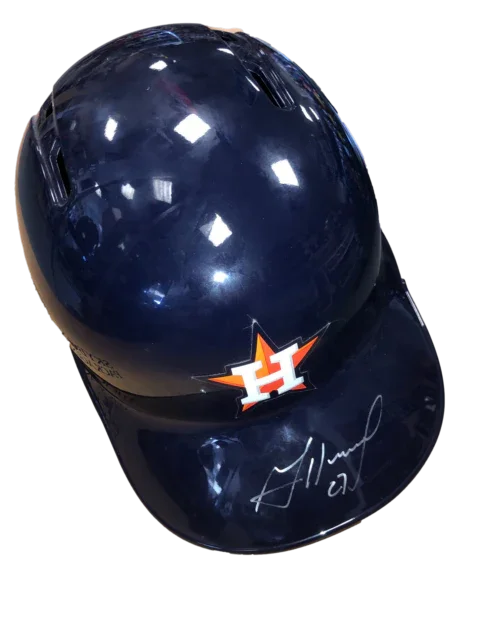 Houston Astros Jose Altuve Signed Auto Full Size Replica Batting Helmet - MLB Hologram - 757 Sports Collectibles