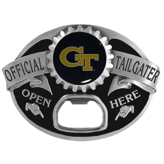 Georgia Tech Yellow Jackets Tailgater Belt Buckle (SSKG) - 757 Sports Collectibles