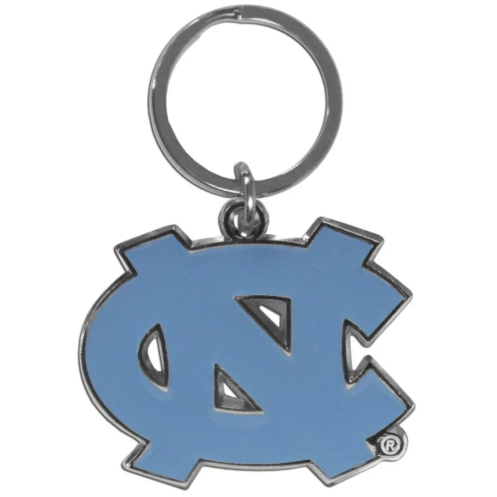 N. Carolina Tar Heels Enameled Key Chain (SSKG) - 757 Sports Collectibles