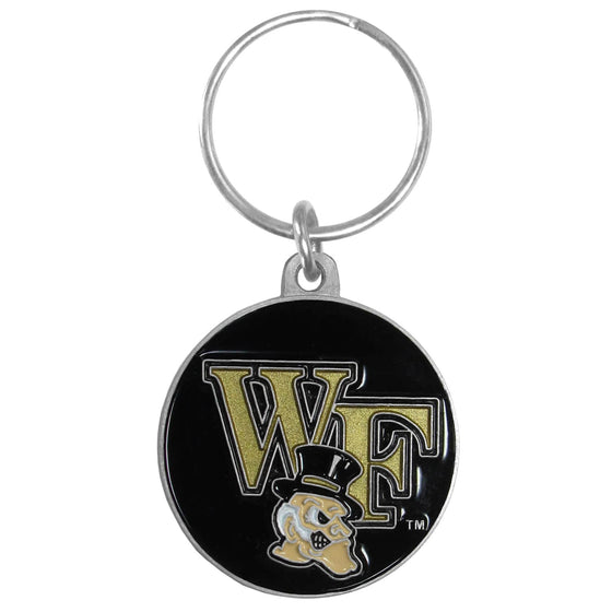 Wake Forest Demon Deacons Carved Metal Key Chain (SSKG) - 757 Sports Collectibles
