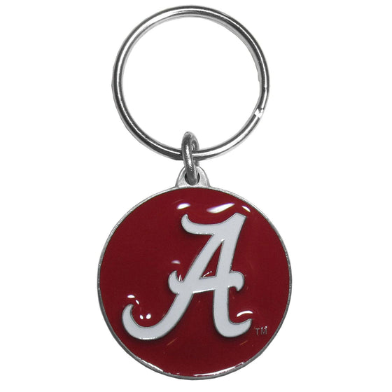 Alabama Crimson Tide Carved Metal Key Chain (SSKG) - 757 Sports Collectibles