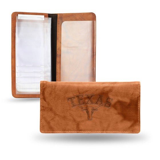 TEXAS LONGHORNS EMBOSSED CHECKBOOK (Rico) - 757 Sports Collectibles