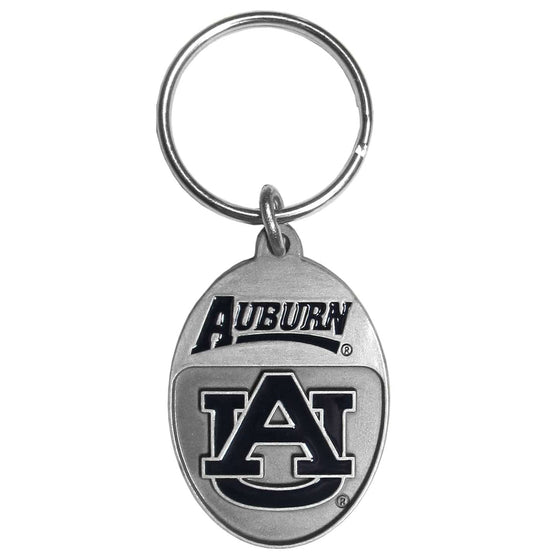 Auburn Tigers Carved Metal Key Chain (SSKG) - 757 Sports Collectibles