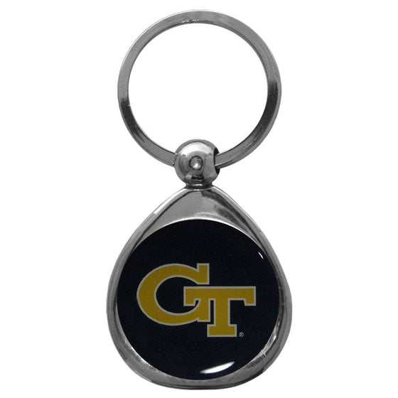 Georgia Tech Yellow Jackets Chrome Key Chain (SSKG) - 757 Sports Collectibles
