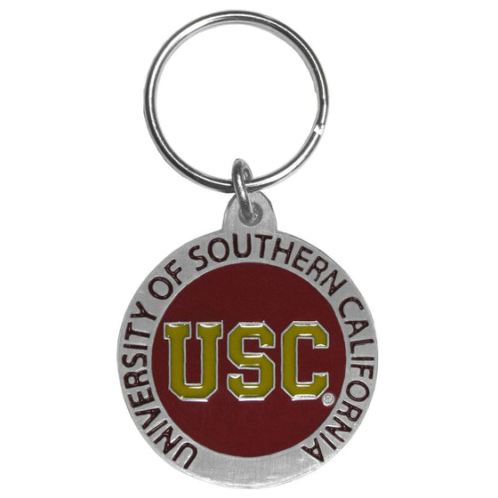 USC Trojans Carved Metal Key Chain (SSKG) - 757 Sports Collectibles