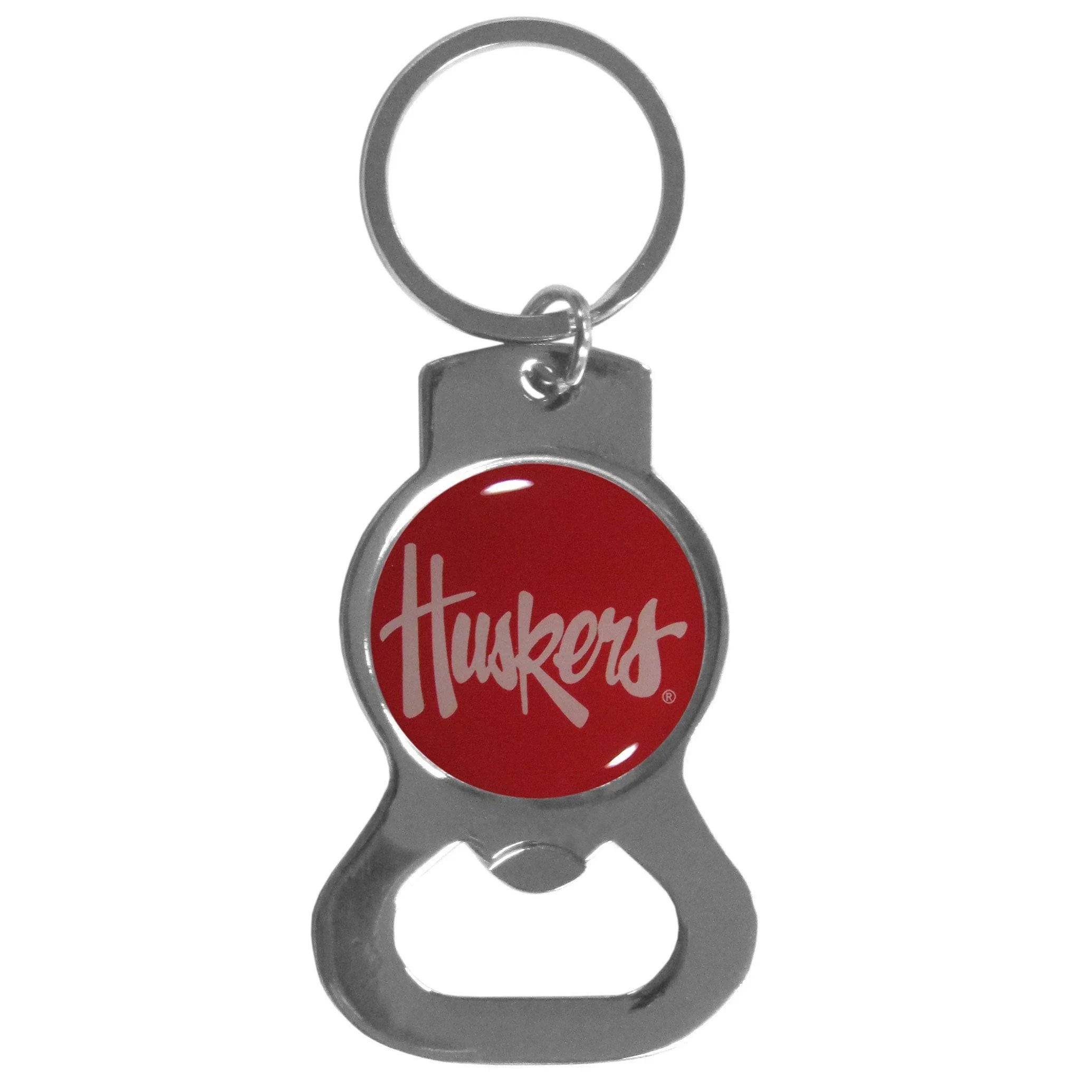 Nebraska Cornhuskers Bottle Opener Key Chain (SSKG) - 757 Sports Collectibles