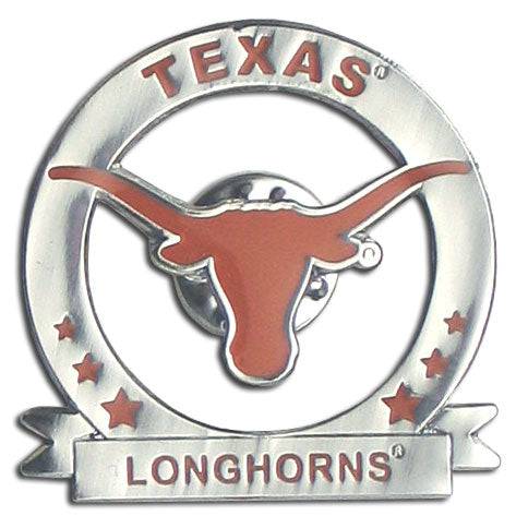 Texas Longhorns Glossy Team Pin (SSKG) - 757 Sports Collectibles