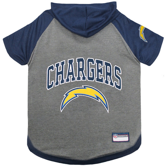 Los Angeles Chargers Hoody Dog Tee by Pets First