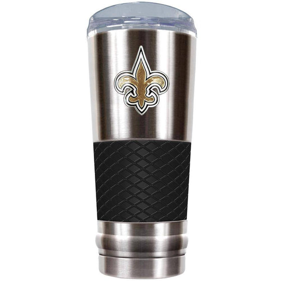 The "Draft" "Yeti Like" 24 oz Vacuum Insulated Stainless Steel Beverage Cup - New Orleans Saints (Black) - 757 Sports Collectibles