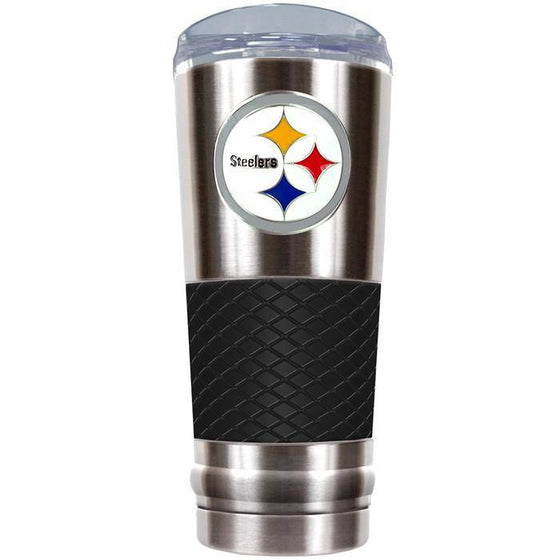 The "Draft" "Yeti Like" 24 oz Vacuum Insulated Stainless Steel Beverage Cup - Pittsburgh Steelers  - 757 Sports Collectibles