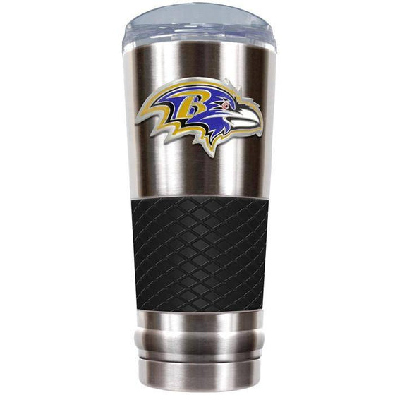 The "Draft" "Yeti Like" 24 oz Vacuum Insulated Stainless Steel Beverage Cup - Baltimore Ravens  - 757 Sports Collectibles