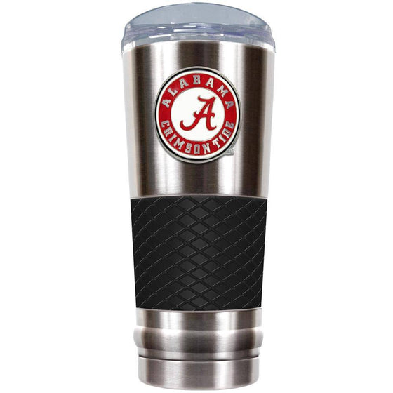 The "Draft" "Yeti Like" 24 oz Vacuum Insulated Stainless Steel Beverage Cup - Alabama Crimson Tide (Black) - 757 Sports Collectibles
