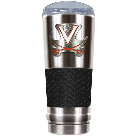 The "Draft" "Yeti Like" 24 oz Vacuum Insulated Stainless Steel Beverage Cup - Virginia UVA Cavaliers (Black) - 757 Sports Collectibles