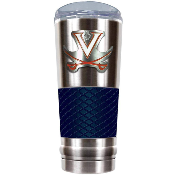 The "Draft" "Yeti Like" 24 oz Vacuum Insulated Stainless Steel Beverage Cup - Virginia UVA Cavaliers (Navy) - 757 Sports Collectibles