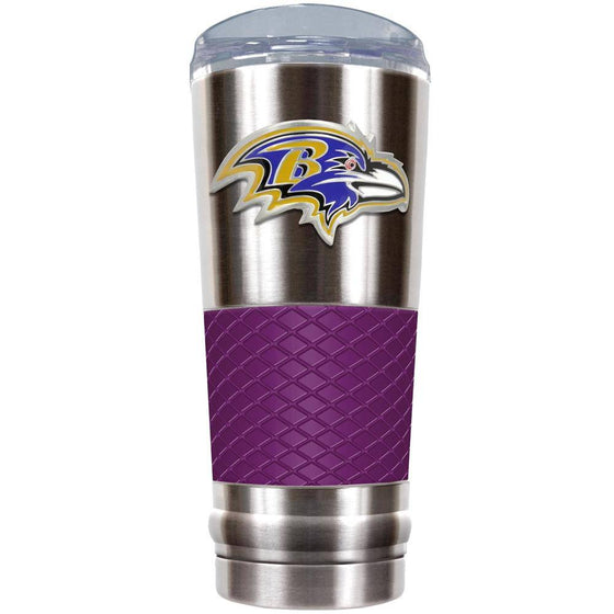 The "Draft" "Yeti Like" 24 oz Vacuum Insulated Stainless Steel Beverage Cup - Baltimore Ravens - 757 Sports Collectibles