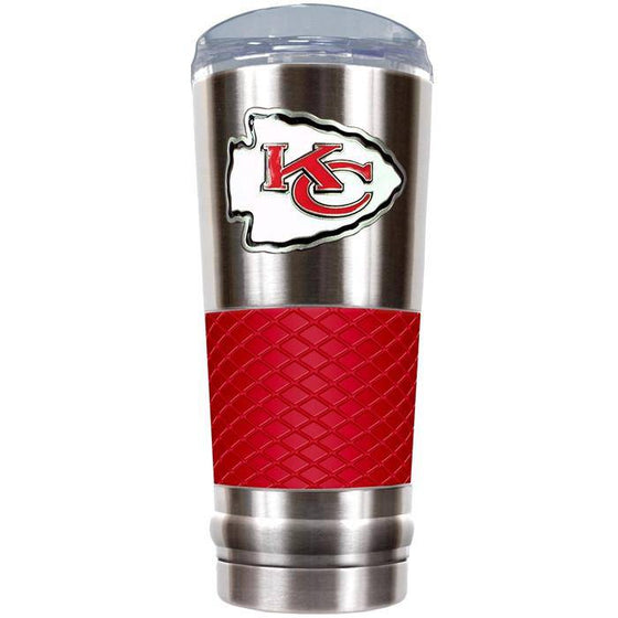 The "Draft" "Yeti Like" 24 oz Vacuum Insulated Stainless Steel Beverage Cup - Kansas City Chiefs  - 757 Sports Collectibles