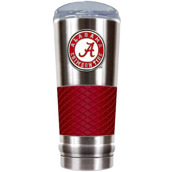 The "Draft" "Yeti Like" 24 oz Vacuum Insulated Stainless Steel Beverage Cup - Alabama Crimson Tide (Crimson) - 757 Sports Collectibles