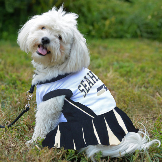 NFL Seattle Seahawks Cheerleader Dog Dress Pets First - 757 Sports Collectibles