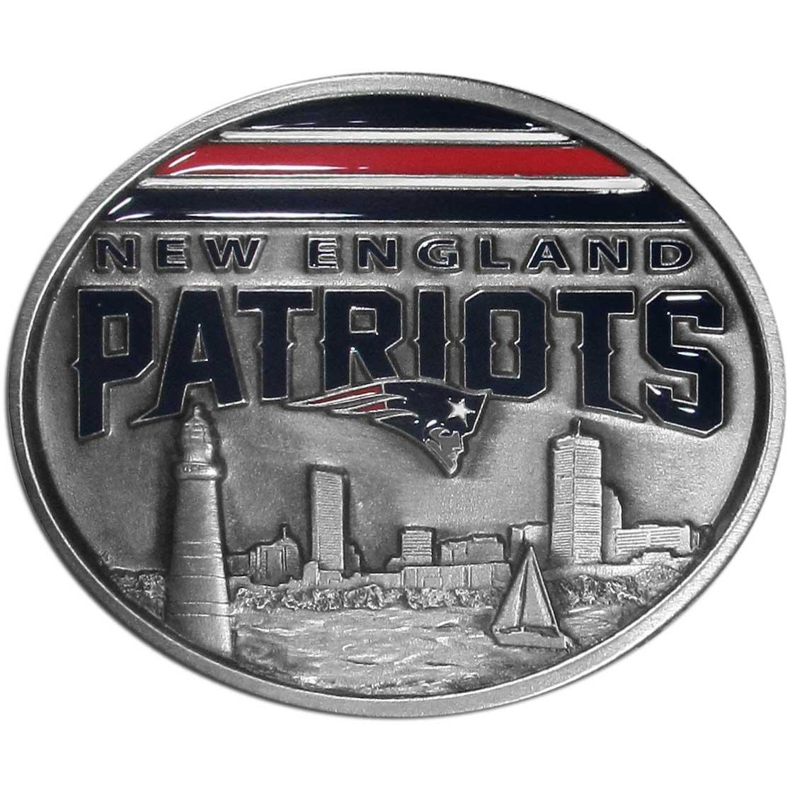 New England Patriots Team Belt Buckle (SSKG) - 757 Sports Collectibles