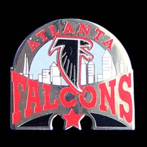 Atlanta Falcons Glossy Team Pin (SSKG) - 757 Sports Collectibles