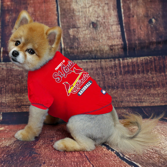 St. Louis Cardinals Dog Tee Shirt Pets First - 757 Sports Collectibles