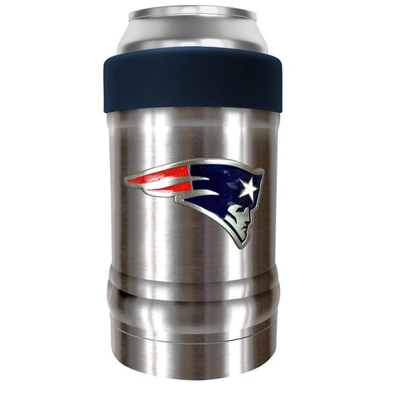 The LOCKER - Can/Bottle holder New England Patriots (w/ Metal Emblem) - 757 Sports Collectibles