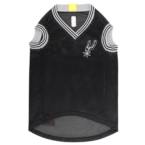 San Antonio Spurs Mesh Basketball Jersey by Pets First - 757 Sports Collectibles