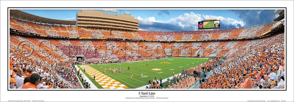 TN-387 Tennessee Vounteers "5 Yard Line"