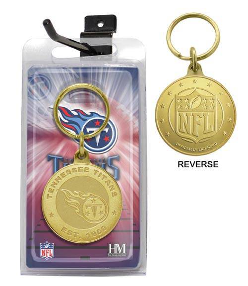 Tennessee Titans Bronze Bullion Keychain (HM) - 757 Sports Collectibles
