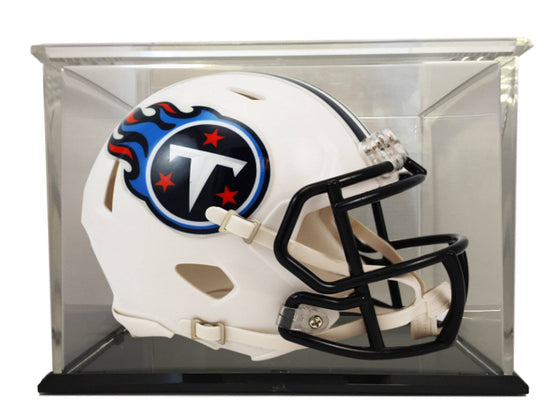 Tennessee Titans Speed Mini Football Helmet with 98% UV Protective Acrylic Display Case - 757 Sports Collectibles