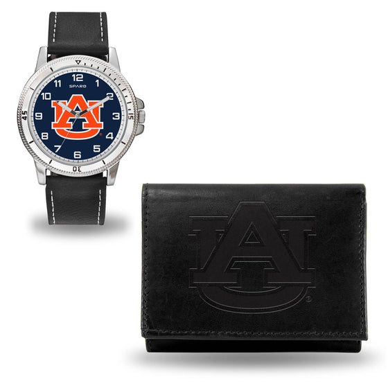 AUBURN AU Tigers BLACK WATCH AND WALLET (Rico) - 757 Sports Collectibles