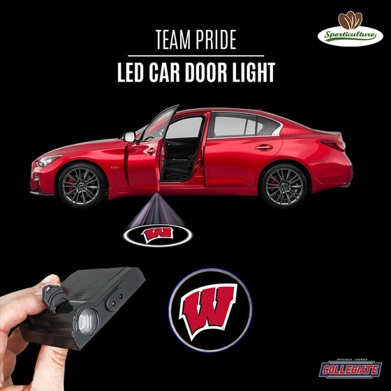 Wisconsin Badgers Car Door Light LED Special Order