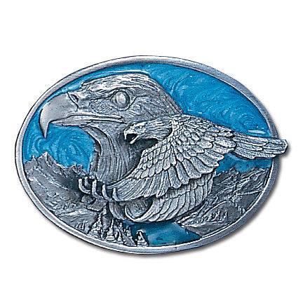 Double Eagle  Enameled Belt Buckle (SSKG) - 757 Sports Collectibles