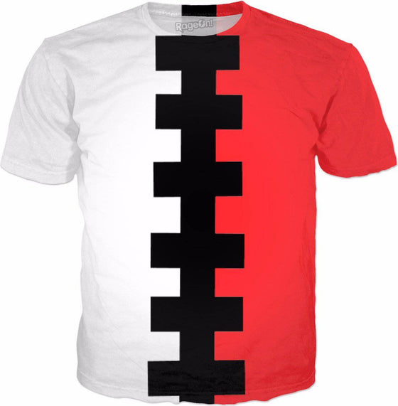 Atlanta Football Premium All Over Print T-Shirt (Red/Black) - 757 Sports Collectibles