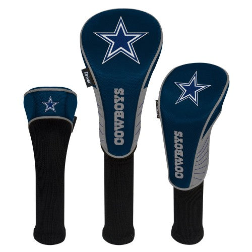 Dallas Cowboys Headcovers - Set of 3 -  Driver, Fairway, Hybrid
